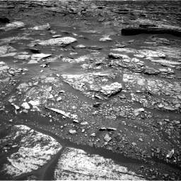 Nasa's Mars rover Curiosity acquired this image using its Right Navigation Camera on Sol 1696, at drive 496, site number 63