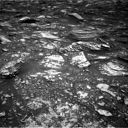 Nasa's Mars rover Curiosity acquired this image using its Right Navigation Camera on Sol 1696, at drive 676, site number 63