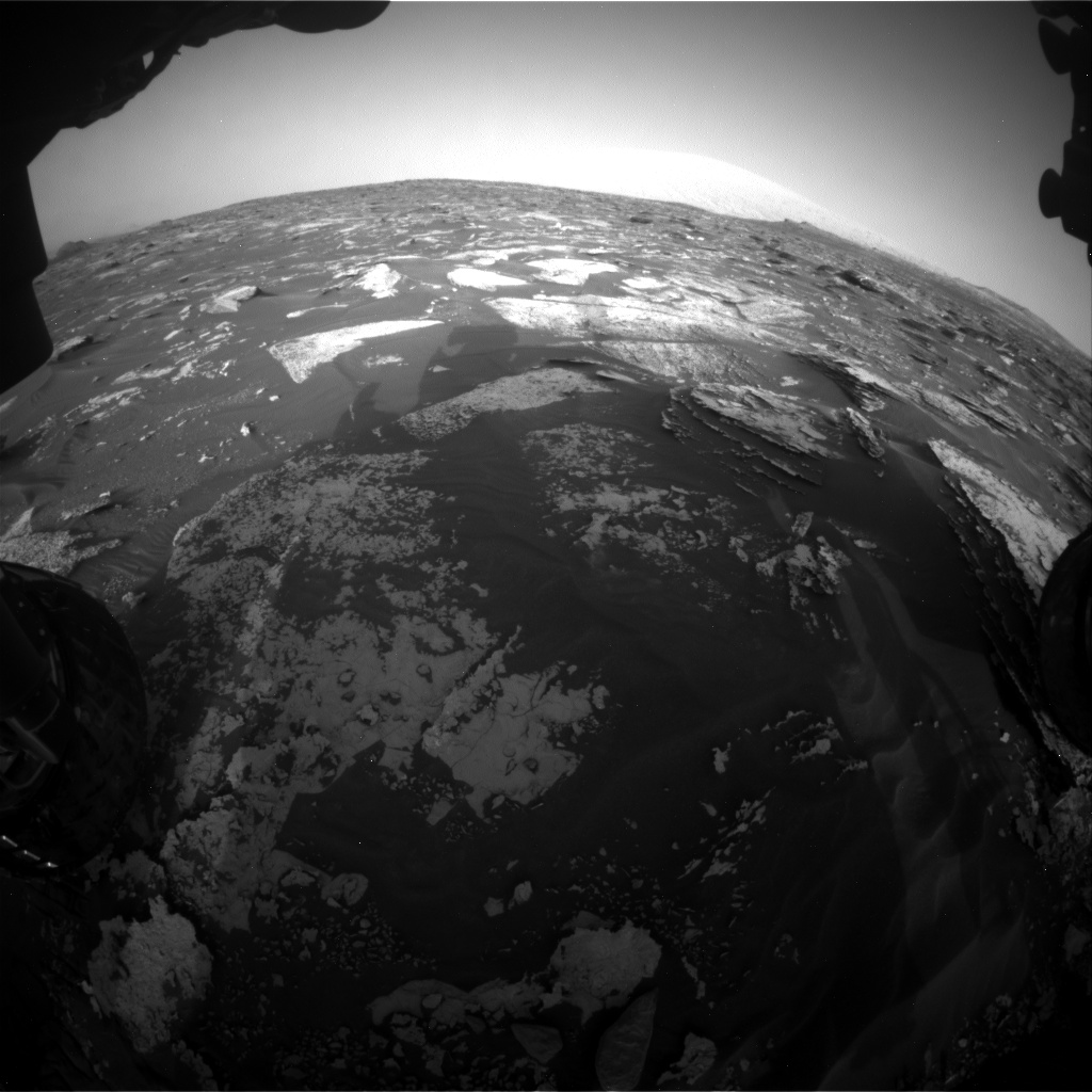 Nasa's Mars rover Curiosity acquired this image using its Front Hazard Avoidance Camera (Front Hazcam) on Sol 1698, at drive 1150, site number 63