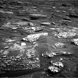 Nasa's Mars rover Curiosity acquired this image using its Left Navigation Camera on Sol 1698, at drive 880, site number 63