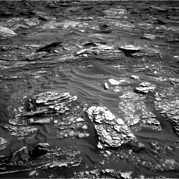 Nasa's Mars rover Curiosity acquired this image using its Left Navigation Camera on Sol 1698, at drive 970, site number 63