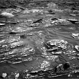 Nasa's Mars rover Curiosity acquired this image using its Left Navigation Camera on Sol 1698, at drive 982, site number 63