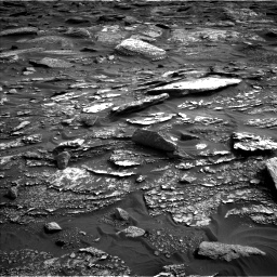 Nasa's Mars rover Curiosity acquired this image using its Left Navigation Camera on Sol 1698, at drive 1012, site number 63