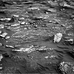 Nasa's Mars rover Curiosity acquired this image using its Left Navigation Camera on Sol 1698, at drive 1036, site number 63