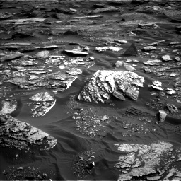 Nasa's Mars rover Curiosity acquired this image using its Left Navigation Camera on Sol 1698, at drive 1054, site number 63