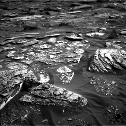 Nasa's Mars rover Curiosity acquired this image using its Left Navigation Camera on Sol 1698, at drive 1060, site number 63