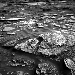 Nasa's Mars rover Curiosity acquired this image using its Left Navigation Camera on Sol 1698, at drive 1078, site number 63
