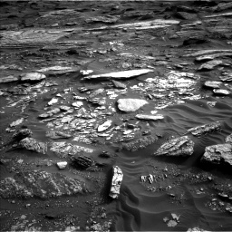 Nasa's Mars rover Curiosity acquired this image using its Left Navigation Camera on Sol 1698, at drive 1090, site number 63
