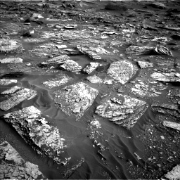 Nasa's Mars rover Curiosity acquired this image using its Left Navigation Camera on Sol 1698, at drive 1120, site number 63