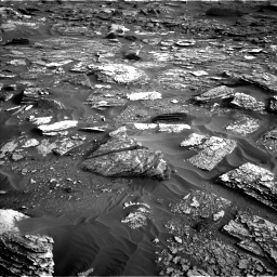 Nasa's Mars rover Curiosity acquired this image using its Left Navigation Camera on Sol 1698, at drive 1132, site number 63