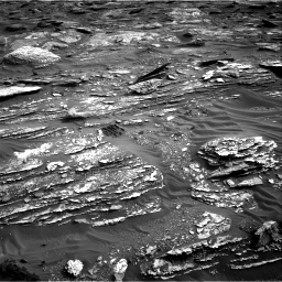Nasa's Mars rover Curiosity acquired this image using its Right Navigation Camera on Sol 1698, at drive 988, site number 63