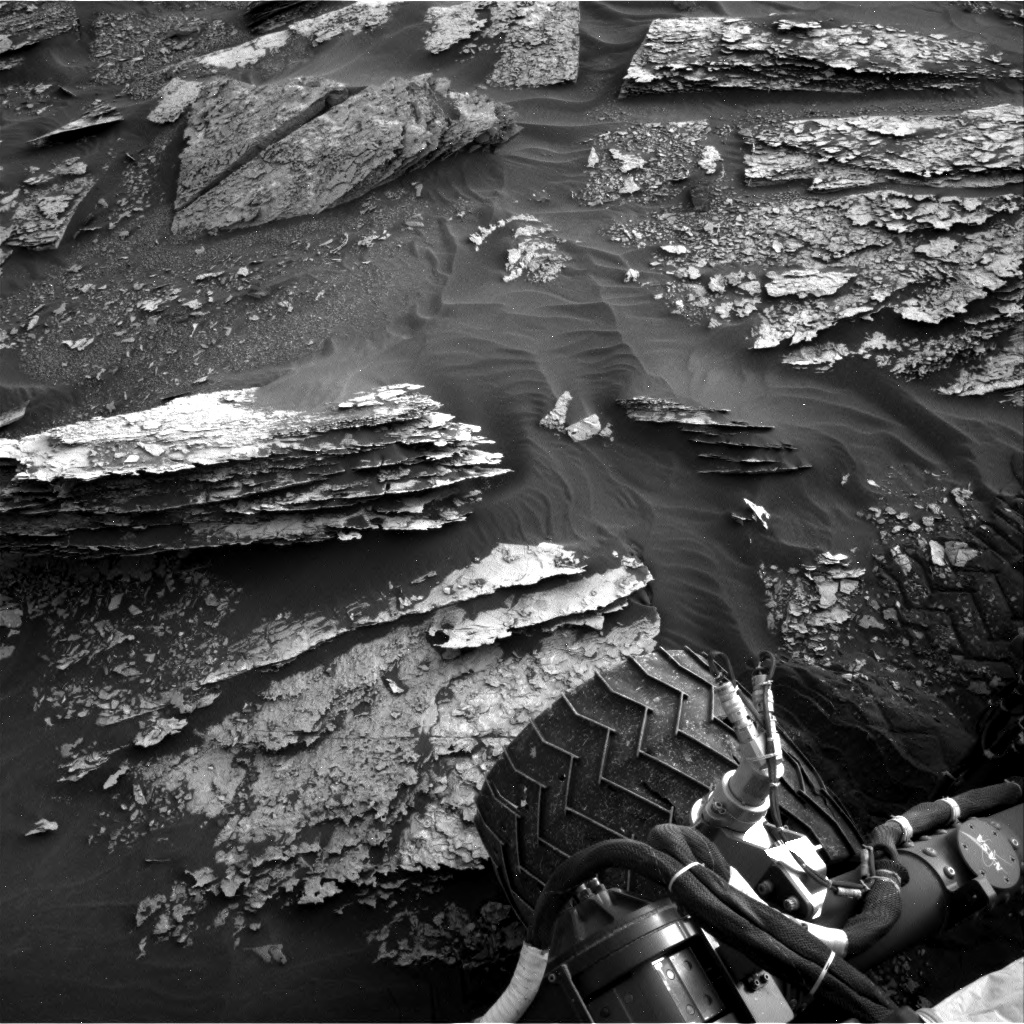 Nasa's Mars rover Curiosity acquired this image using its Right Navigation Camera on Sol 1698, at drive 1150, site number 63