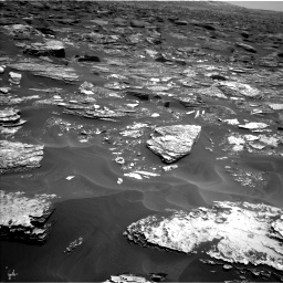 Nasa's Mars rover Curiosity acquired this image using its Left Navigation Camera on Sol 1700, at drive 1186, site number 63