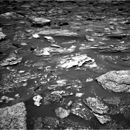 Nasa's Mars rover Curiosity acquired this image using its Left Navigation Camera on Sol 1700, at drive 1216, site number 63