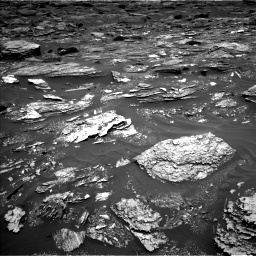 Nasa's Mars rover Curiosity acquired this image using its Left Navigation Camera on Sol 1700, at drive 1222, site number 63