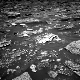 Nasa's Mars rover Curiosity acquired this image using its Left Navigation Camera on Sol 1700, at drive 1228, site number 63