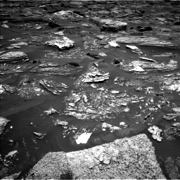 Nasa's Mars rover Curiosity acquired this image using its Left Navigation Camera on Sol 1700, at drive 1240, site number 63