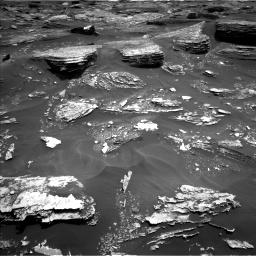 Nasa's Mars rover Curiosity acquired this image using its Left Navigation Camera on Sol 1700, at drive 1324, site number 63