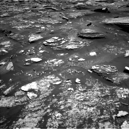 Nasa's Mars rover Curiosity acquired this image using its Left Navigation Camera on Sol 1700, at drive 1348, site number 63