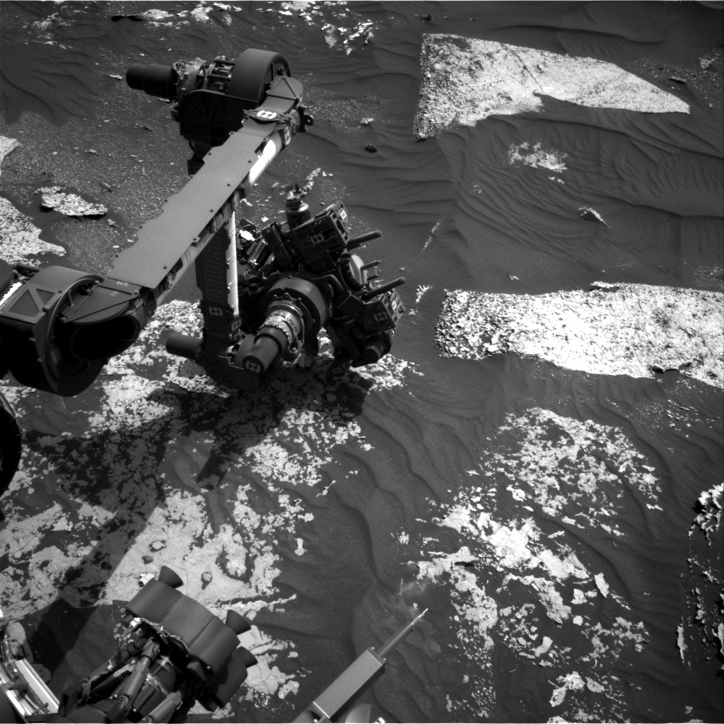 Nasa's Mars rover Curiosity acquired this image using its Right Navigation Camera on Sol 1700, at drive 1150, site number 63