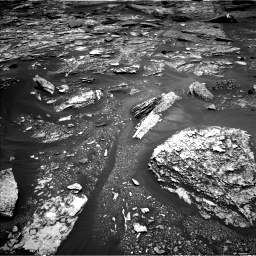 Nasa's Mars rover Curiosity acquired this image using its Left Navigation Camera on Sol 1703, at drive 1420, site number 63