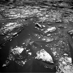 Nasa's Mars rover Curiosity acquired this image using its Left Navigation Camera on Sol 1703, at drive 1432, site number 63