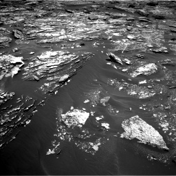 Nasa's Mars rover Curiosity acquired this image using its Left Navigation Camera on Sol 1703, at drive 1438, site number 63
