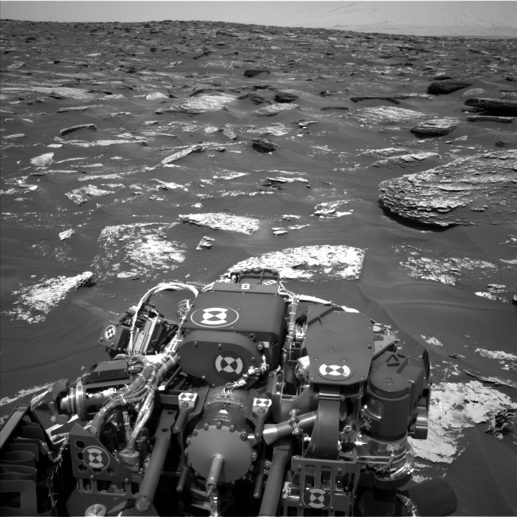 Nasa's Mars rover Curiosity acquired this image using its Left Navigation Camera on Sol 1703, at drive 1450, site number 63
