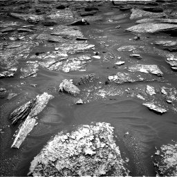 Nasa's Mars rover Curiosity acquired this image using its Left Navigation Camera on Sol 1705, at drive 1504, site number 63