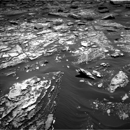Nasa's Mars rover Curiosity acquired this image using its Left Navigation Camera on Sol 1705, at drive 1534, site number 63
