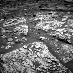 Nasa's Mars rover Curiosity acquired this image using its Left Navigation Camera on Sol 1705, at drive 1576, site number 63