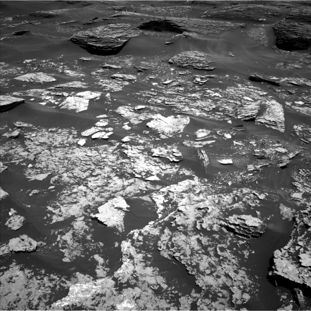 Nasa's Mars rover Curiosity acquired this image using its Left Navigation Camera on Sol 1705, at drive 1606, site number 63