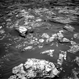 Nasa's Mars rover Curiosity acquired this image using its Left Navigation Camera on Sol 1707, at drive 1666, site number 63