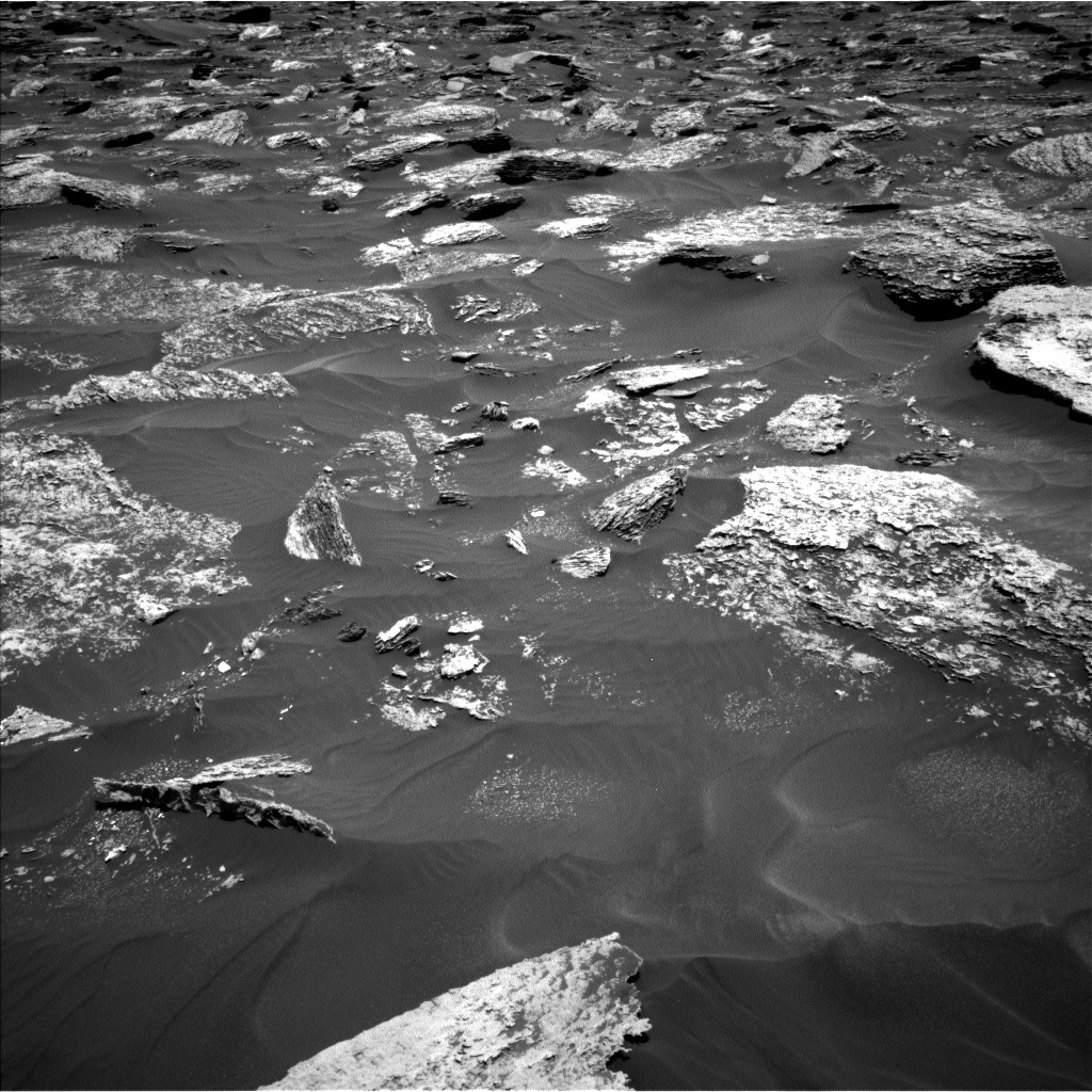 Nasa's Mars rover Curiosity acquired this image using its Left Navigation Camera on Sol 1707, at drive 1840, site number 63