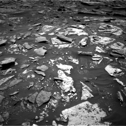Nasa's Mars rover Curiosity acquired this image using its Right Navigation Camera on Sol 1707, at drive 1762, site number 63