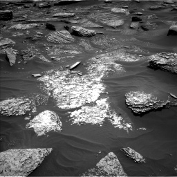 Nasa's Mars rover Curiosity acquired this image using its Left Navigation Camera on Sol 1711, at drive 1978, site number 63