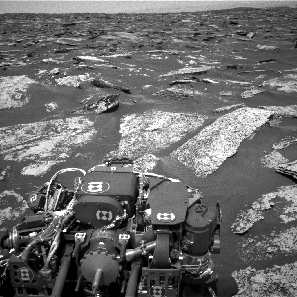 Nasa's Mars rover Curiosity acquired this image using its Left Navigation Camera on Sol 1711, at drive 2008, site number 63