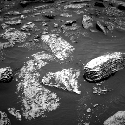 Nasa's Mars rover Curiosity acquired this image using its Left Navigation Camera on Sol 1712, at drive 2014, site number 63