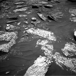 Nasa's Mars rover Curiosity acquired this image using its Left Navigation Camera on Sol 1712, at drive 2062, site number 63
