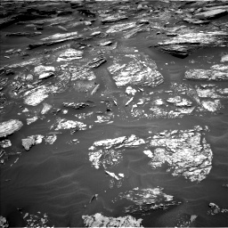 Nasa's Mars rover Curiosity acquired this image using its Left Navigation Camera on Sol 1717, at drive 2098, site number 63