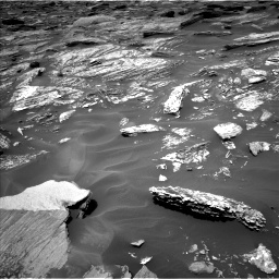 Nasa's Mars rover Curiosity acquired this image using its Left Navigation Camera on Sol 1717, at drive 2110, site number 63