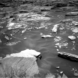 Nasa's Mars rover Curiosity acquired this image using its Left Navigation Camera on Sol 1717, at drive 2116, site number 63
