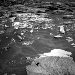 Nasa's Mars rover Curiosity acquired this image using its Left Navigation Camera on Sol 1717, at drive 2128, site number 63