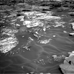 Nasa's Mars rover Curiosity acquired this image using its Left Navigation Camera on Sol 1717, at drive 2134, site number 63