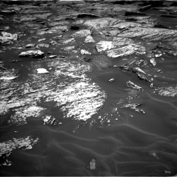 Nasa's Mars rover Curiosity acquired this image using its Left Navigation Camera on Sol 1717, at drive 2140, site number 63