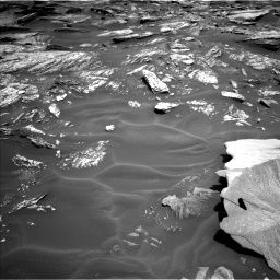 Nasa's Mars rover Curiosity acquired this image using its Left Navigation Camera on Sol 1717, at drive 2158, site number 63