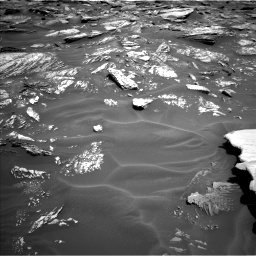 Nasa's Mars rover Curiosity acquired this image using its Left Navigation Camera on Sol 1717, at drive 2170, site number 63