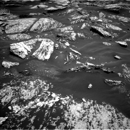 Nasa's Mars rover Curiosity acquired this image using its Left Navigation Camera on Sol 1717, at drive 2200, site number 63