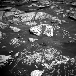 Nasa's Mars rover Curiosity acquired this image using its Left Navigation Camera on Sol 1717, at drive 2206, site number 63