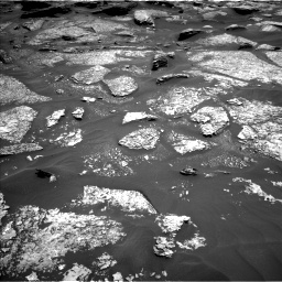 Nasa's Mars rover Curiosity acquired this image using its Left Navigation Camera on Sol 1717, at drive 2242, site number 63